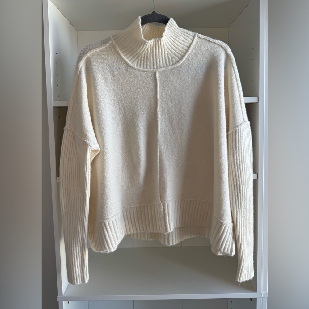 Maeve by Anthropologie Cream Women's Sweater